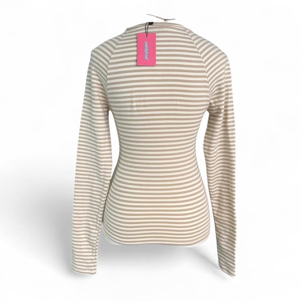 Edikted Striped Long Sleeve Top New With Tag Size XS - Picture 2 of 7